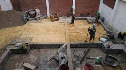 Obras de cimentaciones de ADU Constructora